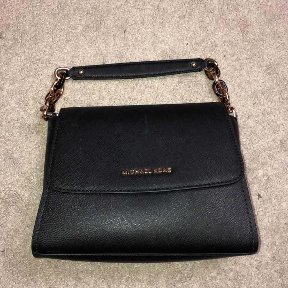 MK Small Leather Satchel